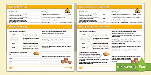 KS2 Revision Activity Mat: The Bronze Age