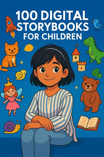 100 Digital Storybooks for Children - Etsy