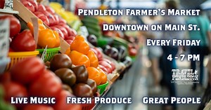 From May through October, you’ll find the highest quality seasonal fruits and vegetables, herbs, eggs, meats, baked goods, and crafts at the Pendleton Farmers Market! Not to mention there’s frequently live music to be heard😎 For a Tried & True experience, visit Pendleton. Book your itinerary at: https://bit.ly/TravelPendleton . . #TravelPendleton #Pendleton #FarmersMarket #livemusic #TriedandTrue | Travel Pendleton
