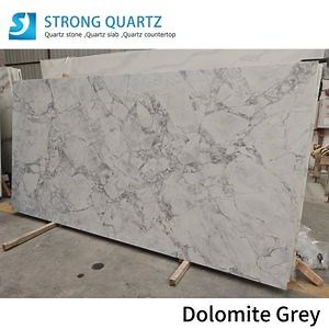 [Hot Item] Dolomite Grey 3D Printed/Printing Quartz Stone for Countertop/Benchtop/Vanity Top