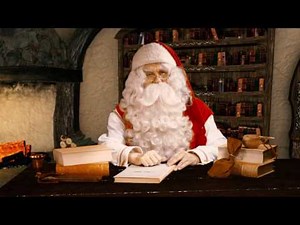 Mensaje video de Papá Noel 🎅🦌 Saludos de Santa Claus en Laponia Finlandia Rovaniemi Navidad