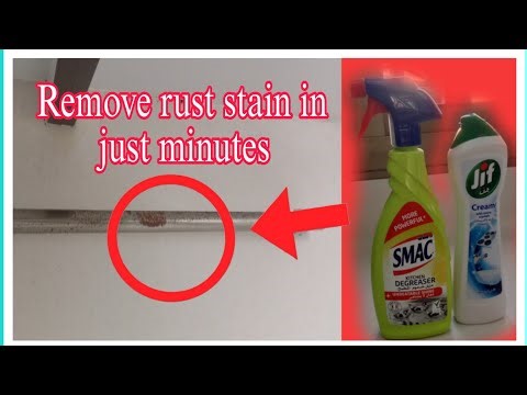 EASY WAY TO REMOVE RUST STAIN IN JUST MINS.
