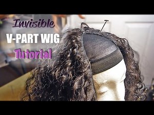 INVISIBLE V-PART WIG TUTORIAL