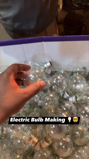 How is Bulb Made ??🤯 Watch till end #bulb #electricity | Thefoodiebae