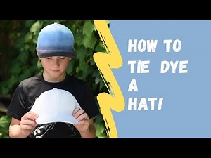 How to Tie Dye a Hat