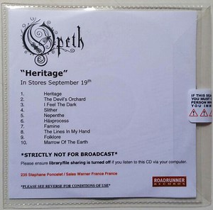 Opeth - Heritage