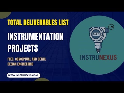 Master Document Deliverable List for Instrumentation & Control Projects