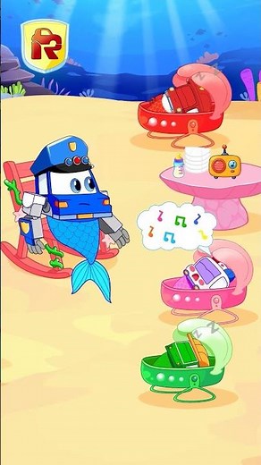 Learn Baby Care Song | Are You Sleeping | Mermaid Family Song | RoboSquad Kids Song #shorts