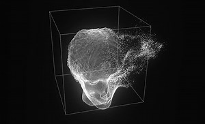 Touchdesigner教程｜点云模型飘散效果｜圣诞特辑