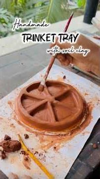 clay modeling കാണാൻ വന്ന അതിഥി 😱#claycraftideas #claytrinkettray #handamadetrinkettray