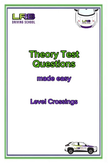 Hi All, Welcome to, Theory Test Questions made easy. I support my drivers to pass their theory test. When assessing their theory study work, certain questions do come up that many are finding difficult to get correct. Because of this, I'm working my way through a series of theory test multiple choice questions, to look at solutions to get to the correct answers 👍 #learntodrive #drivingtheory #theorytest #fyp #theory