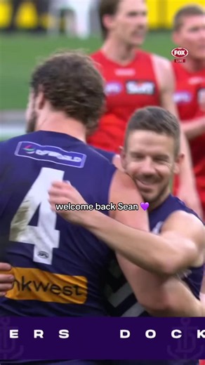 Sean Darcy Returns: Big Goal for Fremantle Dockers