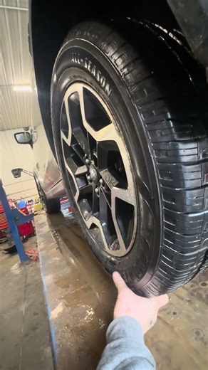 It originally came in for a popping noise in the front😬 #mechanic