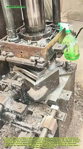 Die Lehmziegelpresse: Herstellung von gepressten Lehmziegeln mit einer hydraulischen Maschine