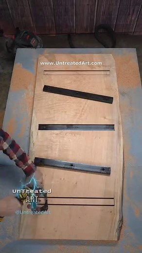 Installing steel "C" channels for added slab support ⚡🔥🌊 #UntreatedArt @untreatedart | UnTreated