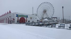 A snowy day on the boardwalk... | OCNJ Daily