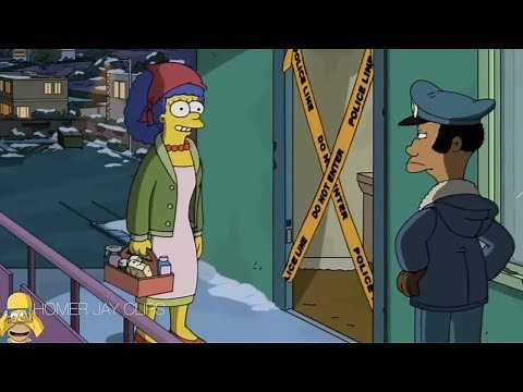 The Simpsons - MARGE CLEANS UP CRIME SCENES