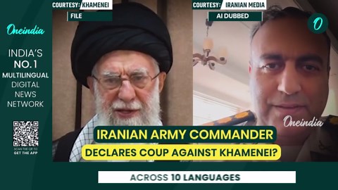 Coup in Iran Breaking: Top Iranian Colonel Turns on Khamenei, Vows to End Islamic Regime in Iran