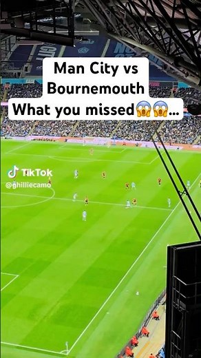 Man City vs Bournemouth Match Highlights