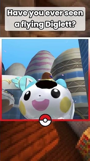 Have you ever seen a flying diglett in Pokemon?