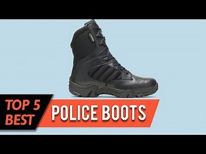 Top 5 Best Police Boots | Eva Midsole, Lightweight, Heavy-Duty, Reinforced Toes | Review 2023