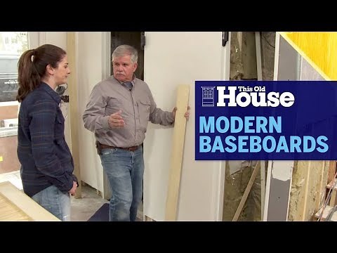 How To Install And Finish Modern Baseboards | This Old House
