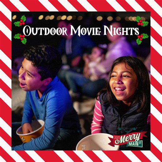 4.8K views · 22 reactions | Grab your blankets and lawn chairs for holiday movie nights at The Plaza. Free outdoor movies will be presented at The Plaza @ Mesa City Center, 56 E. Main St, on select evenings at 6 p.m. All part of the Merry Main Street Celebration. For a complete listing of holiday activities happening in downtown Mesa, visit https://merrymainst.com/ | City of Mesa, Arizona Government | Facebook