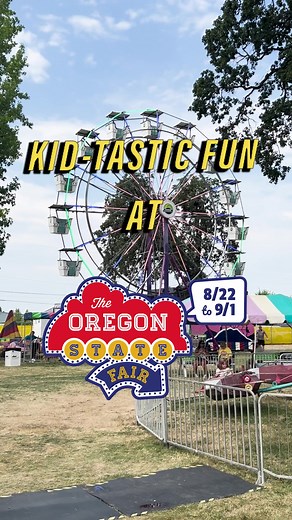 We've got tons of family fun at the Fair! 🎡 15 kid-sized carnival rides 🎪 Classic kiddo-ready carnival games 🪄 Illusionists, hypnotists, magic shows, a barrel o' fun!, Roaring Riptides performance and a pirate-themed parrot show! 🐑 Petting farm full of fuzzy friends 🪿 Barnyard Races 🛍️ Vendors selling fun kiddie items 🍦 Ice cream, cotton candy, corn dogs and more kid-friendly food