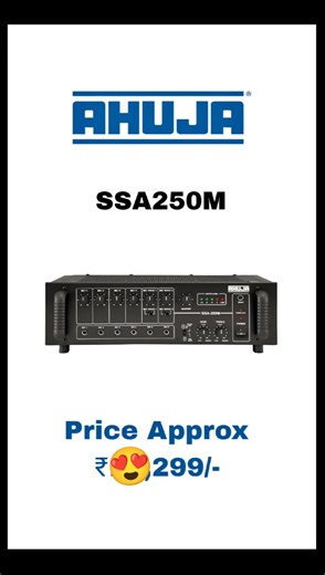 Ahuja SSA250M amplifier price details and review