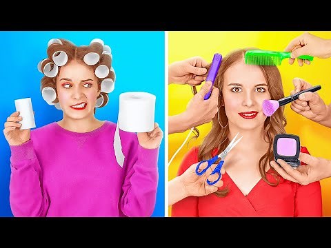 ÉLÈVE RICHE VS PAUVRE || Situations Drôles et Astuces DIY Pour La Vraie Vie par 123 GO!