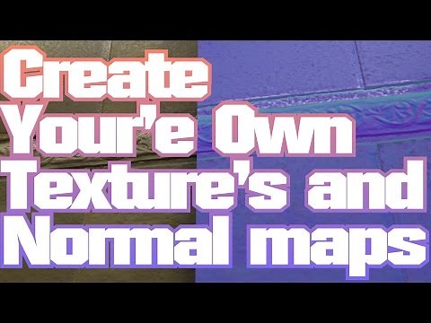Create Your Own Textures and Normal Maps - Blender Tutorial