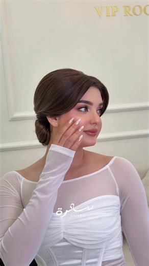 SAMRA BEAUTY on Instagram: "A special touch by: @makeupbyamol Hairstyle by: @hussammihob Salon: @samra.beauty.iq . . . . #hussam_maihob #zaxo #samra #dohuk"