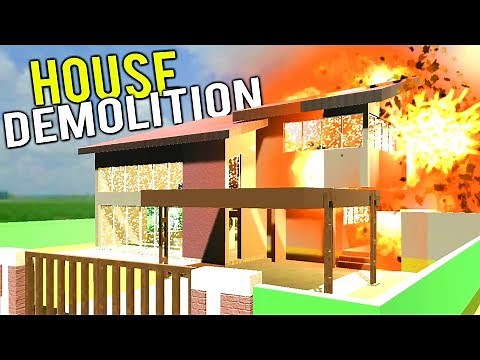 EXPENSIVE HOUSE DEMOLITION! HUGE HOUSE EXPLODES + Claw Machine Hacks! - Disassembly 3D Gameplay