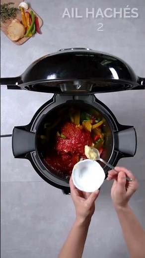 Poulet basquaise | Moulinex #moulinex #cookeo #paysbasque #cuisinetraditionnelle
