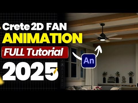 How to Create a Fan Animation in Adobe Animate 2025 | Step-by-Step Guide | Safalya Gurukul