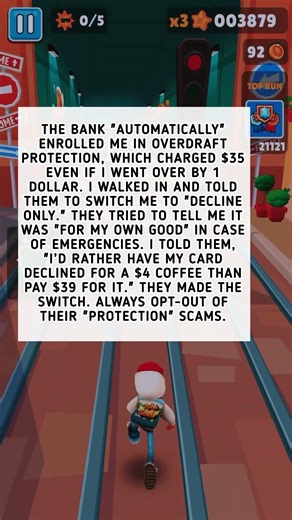 Why I'd Rather Have My Card Declined Than Pay a $35 "Protection" Fee ☕