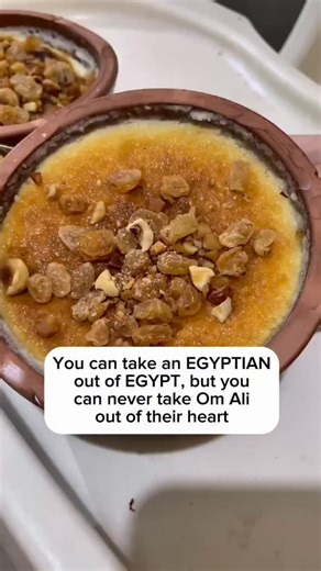 Life in Egypt 🌞🌴 on Instagram: "Om Ali is my favorite Egyptian dessert. What have you tried in Egypt? #egypt #traveltips #summer #travelblog #hurghada #egyptian #arabic #travel #vacation"