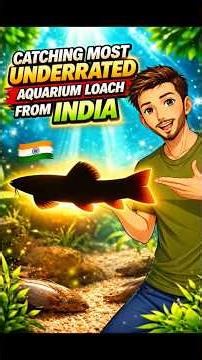 Catching Most Beautiful Indian LOACH Fish from local River 🐠 #loaches #wildfishing #fish