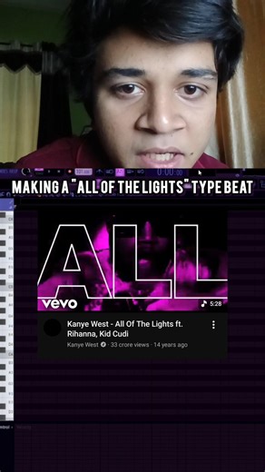 Making a Kanye type beat🔥🔥 #musicproducer #beatmaker #beatmaking #kanyewest #flstudio #rapper #beats