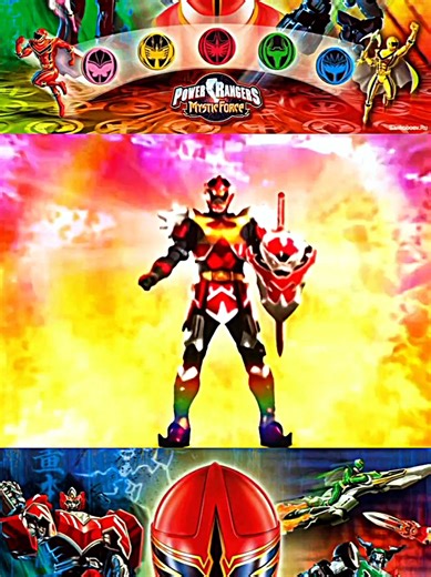 Leanbow joins Mystic Force Power Rangers 🔥#powerrangers #mysticforce #fyp