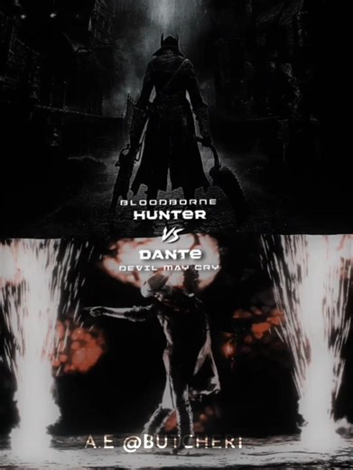 Edit ⚡Hunter Bloodborne VS Dante Devil May Cry 5 #shorts #bloodborne #edit #hunter #dante #mk