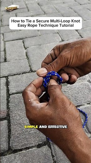 How to Tie a Secure Multi-Loop Knot – Easy Rope Technique Tutorial