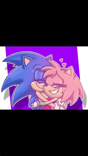 Sonamy Valentines Day [ART] #sonicthehedgehog #amyrose #art #relatablememes