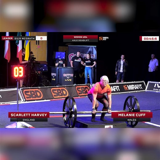 Tiny but mighty💪 🏆European Championships 🗓️August 2 & 3rd 📍York Barbican Theatre 🎟️Giants-live.com/shows 📺Officialstrongman.com | Officialstrongman. com