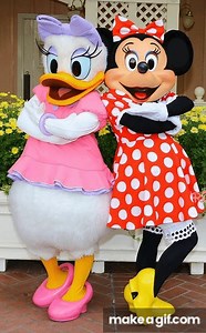 Minnie and Daisy Snoring With their Arms Crossed on Make a GIF