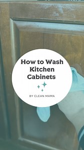 If you’ve been avoiding washing your kitchen cupboards and cabinets…. ✨Grab a bowl, soap, warm water, and cleaning cloths. ✨Wash from left to right and the top down, wiping them dry as you go. ✔️Comment CABINET for the full how-to and the supplies I used! #cleanmama #cleantok #cleankitchen | CLEAN MAMA