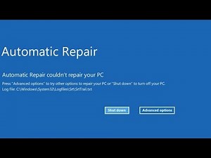 How to fix automatic repair loop in Windows 10 startup repair couldn't repair your pc//ANIL KALINDI