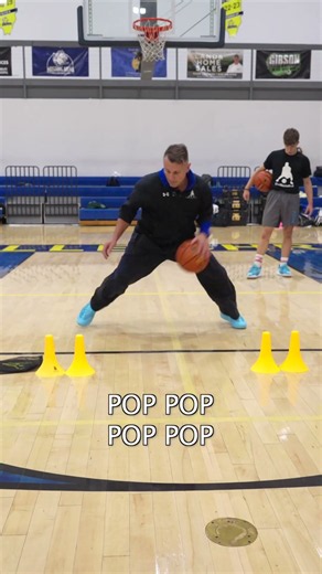 🏀 Between The Legs Dribble - Foot Rhythm (Explosive Dribbling) #basketball