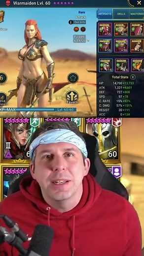 WARMAIDEN IS BEAUTIFUL BUT CAN SHE HIT? HELL HADES DAMAGE TEST #Shorts | Raid: Shadow Legends