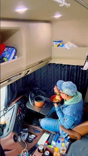 【ヘルシー飯】休みにいっぱい食べたから仕事ではカロリー抑える#トラック飯 #asmr #food